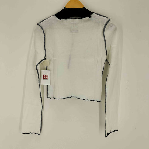 ユニフ UNIF ワッフルメロウトップス レディース import:L